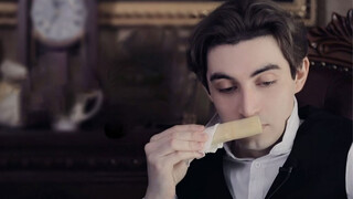 英国绅士第一次吃甘蔗