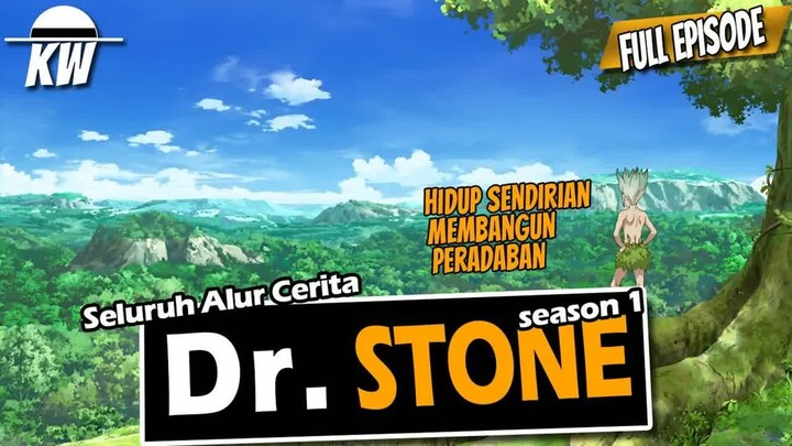 HIDUP SENDIRIAN MEMBANGUN PERADABAN  -  seluruh alur cerita Dr stone season 1