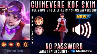 New Guinevere Athena Asamiya KOF Skin Script No Password | Full Sound & Full Effects | MLBB