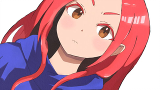 วาดรูปอนิเมะผู้หญิงน่ารักๆ ผมยาวแดง