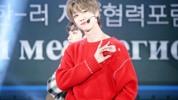 Red outfit with perks! 181109 Clap + Very nice + Talk + Oh my – Seo Myung-ho close-up footage