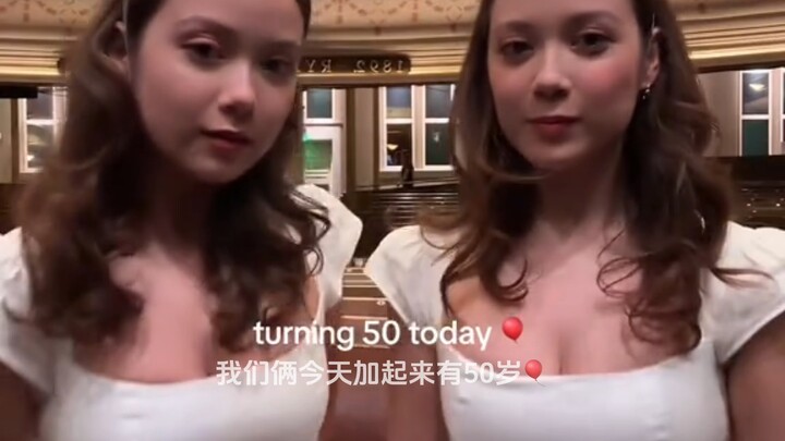 Hôm nay hai chúng mình cộng lại đã 50 tuổi rồi 🎈truning 50 today🎈