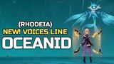 Oceanid NEW VOICE LINE! Rhodeia of Loch Patch 1.4 voices | Genshin Impact