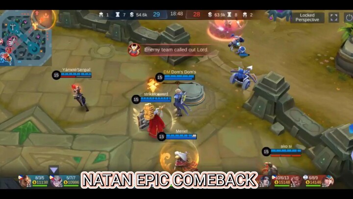 NATAN EPIC COMEBACK PA NGA🤪🤗