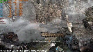 Metro Last Light Redux On GTX 1660 super