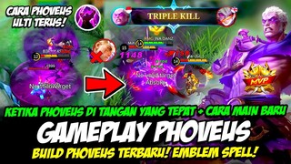 CARA MAIN PHOVEUS ULTI TERUS + COMBO PHOVEUS MVP❗ BUILD PHOVEUS TERSAKIT❗GAMEPLAY PHOVEUS TOP GLOBAL