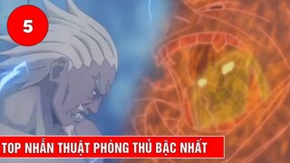 Top 5 nhẫn thuật phòng thủ bậc nhất trong Naruto