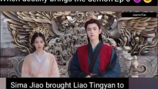 When destiny brings the demon Ep 6 👿😊 Sima Jiao brought Liao Tingyan to a martial arts contest 😊