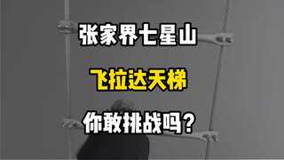 Zhangjiajie Qixing Mountain Via Ferrata Ladder—Dare you take on the challenge? #Zhangjiajie #ViaFerr