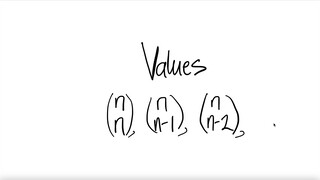 count comb: values nCn, nC(n-1), nC(n-2)