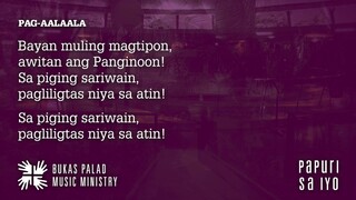 Songs for Online Mass: PAG-AALAALA