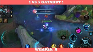 1 vs 5 Gatakut bang !!!