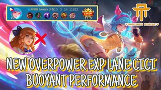 [TA] NEW Gameplay Hero CICI EXP LANE | mlbb🔥🔥