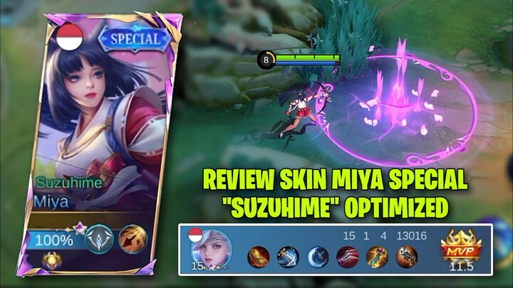 Review skin miya special "Suzuhime" skin miya paling jarang ada yang pake ?