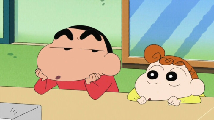 Crayon Shin-chan: Hiroshi, take this! Miya's interrogation moment