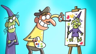 An Artist Dating a Witch | Cartoon Box 287 by Frame Order | The BEST of Cartoon Box | funny video