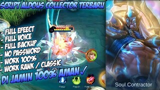 Script Skin Aldous Collector Terbaru Full Efeect No Password Patch Transformers  | Mobile Legends