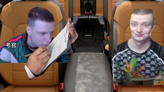 When I took my driver's license test for the first time