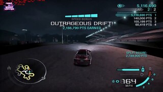 NFS Carbon Silver Track Drift Thử thách series 5.1 Triệu điểm Supra #N4S #VN #game