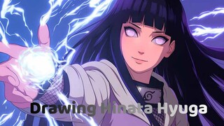 Drawing Hinata Hyuga
