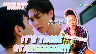 THESE LINGERING STARES!! | #GoldenBlood #รักมันมหาศาล EPISODE 2 | REACTION