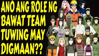 Ano ang role ng bawat team sa naruto? || Naruto Review Tagalog ||