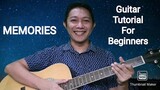 MEMORIES | Guitar Tutorial for Beginners