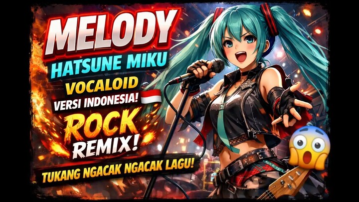 Melody - Hatsune Miku Vocaloid (Indonesia Vocal Version Rock Remix) | Tukang Ngacak Ngacak Lagu
