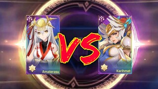 Mobile Legends: Adventure | AMATERASU VS KARIHMET - Who's better?🤔😯