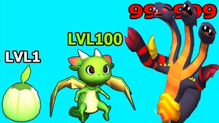 Tui Tiến Hóa Evolving Từ Quả Trứng Rồng LÁ Thành RỒNG 3 ĐẦU - Dragon Island Top Game Thành EJ