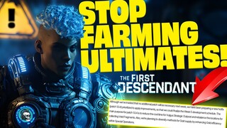 Hold Up! The First Descendant Devs Just Changed the Game for Ultimates!