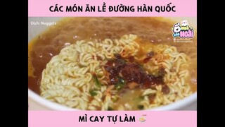 Món ăn lề đường Hàn Quốc - Mì cay tự làm | Ổ nhỏ của Hoài