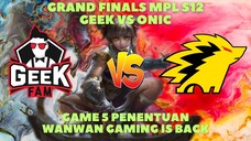 GAME 5 ONIC VS GEEK GRAND FINALS MPL SEASON 12