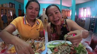 ตำบักหุ่งกุ้งเผาตัวใหญ่ๆ