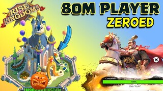 Rise of kingdoms - 2 Alliances combine to zero 80M power city kd 1841