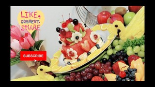 How To Make A Super Attractive Watermelon Cake #2 Healthy  ---Fruit and vegetable carving