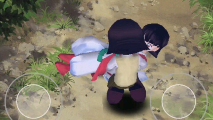 Inuyasha Secret of the Cursed Mask clip - Ending (Girl Kururugi)