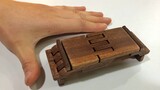 [Woodworking] Purely handmade, the whole process of making a palm-sized general case. Or become the 