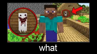 Minecraft wait what meme part 227 (Scary Ghost Creeper)