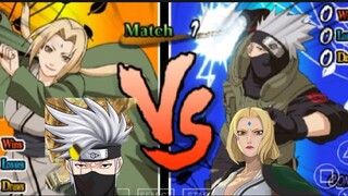 TSUNADE VS KAKASHI FREE BATTLE GMV | NARUTO SHIPPUDEN ULTIMATE NINJA HEROES 3