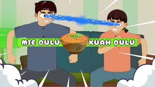 Tipe-Tipe Orang Kalau Makan Mie - Animasi Keluarga