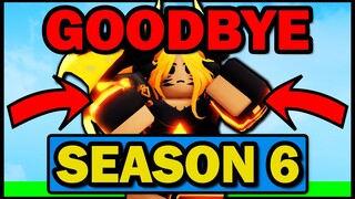 😥 GOODBYE SEASON 6... (Roblox Bedwars Update)