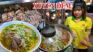 Phát hiện Bún Bò Giò heo Cô Bi 45k/tô siêu ngon và chất lượng bán Xuyên đêm 29 năm ở Sài Gòn