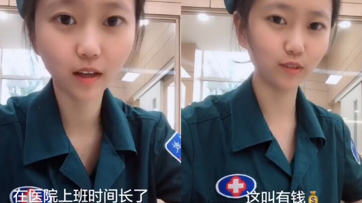 ربما أكون أغنى شخص في قسمنا، لا، في مستشفانا. #ممرضة_قصيرة_الشعر#ممرضة_قصيرة_الشعر_الطارئة#ممرضة_الط