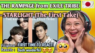 THE RAMPAGE from EXILE TRIBE (RIKU,Kazuma Kawamura,Hokuto Yoshino) -STARLIGHT||THE FIRST TAKE||React