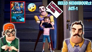 Hello neighbour 2 act-1 full gameplay in tamil/Horror/on vtg!