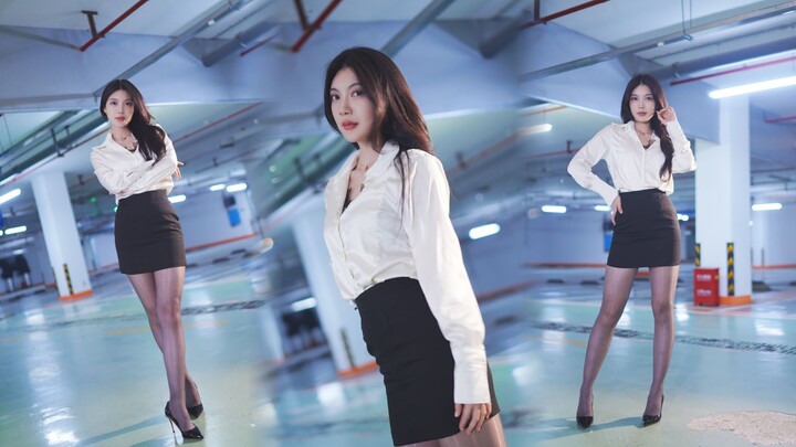 President~ May I bother you for a moment? Vertical screen! AOA - "Excuse Me" cover dance.