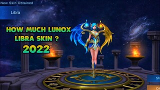 HOW MUCH DIAMONDS FOR LUNOX LIBRA ZODIAC SKIN ? || LUNOX ZODIAC SKIN SUMMON MOBILE LEGENDS