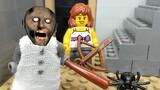 GRANNY LEGO THE HORROR GAME ANIMATION:  Scary Granny and Fake Granny