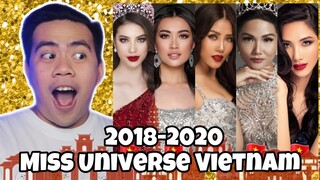 ATEBANG REACTION | MISS UNIVERSE VIETNAM 2008 - 2020 #missuniversevietnam
